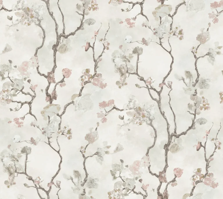 Avril Chinoiserie Wallpaper - Blush — Ảnh 4
