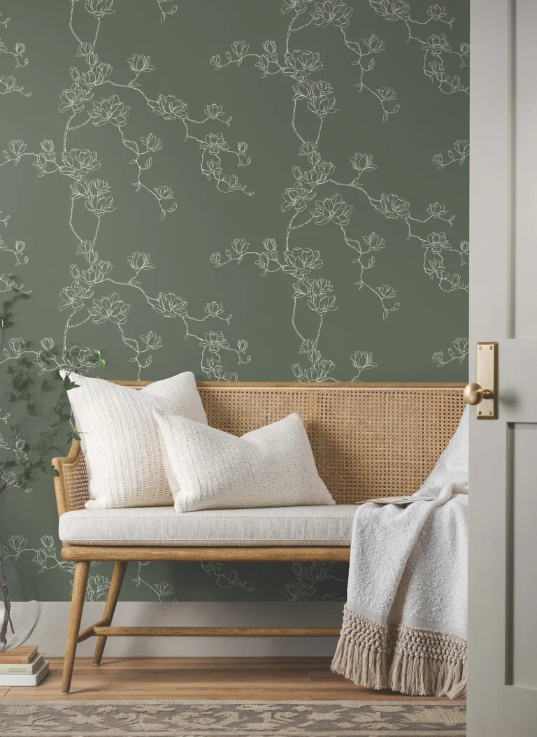 Magnolia Home Magnolia Branches Wallpaper - Pine — Ảnh 5