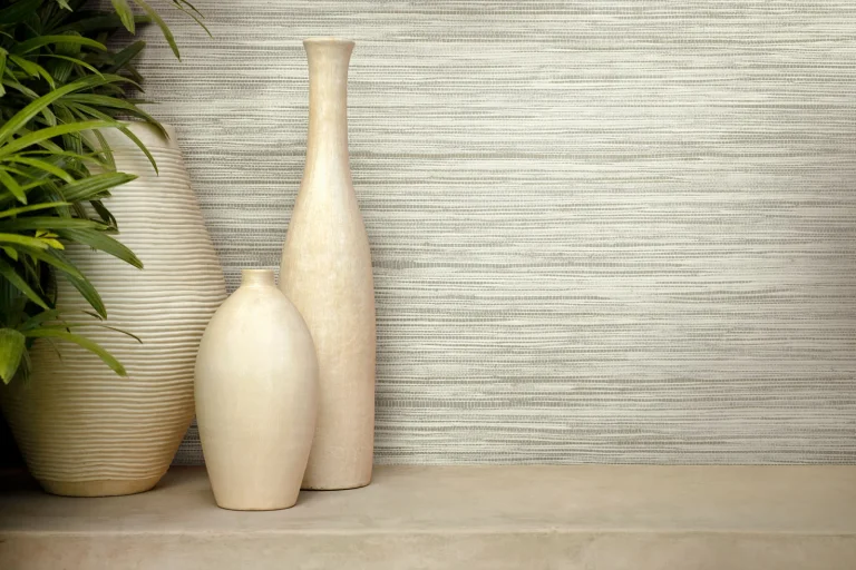 Bahia Grass Peel and Stick Wallpaper - Off-White — Ảnh 3