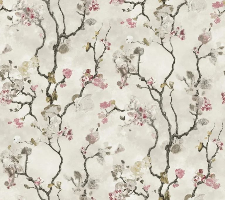 Avril Chinoiserie Wallpaper - Rose — Ảnh 4