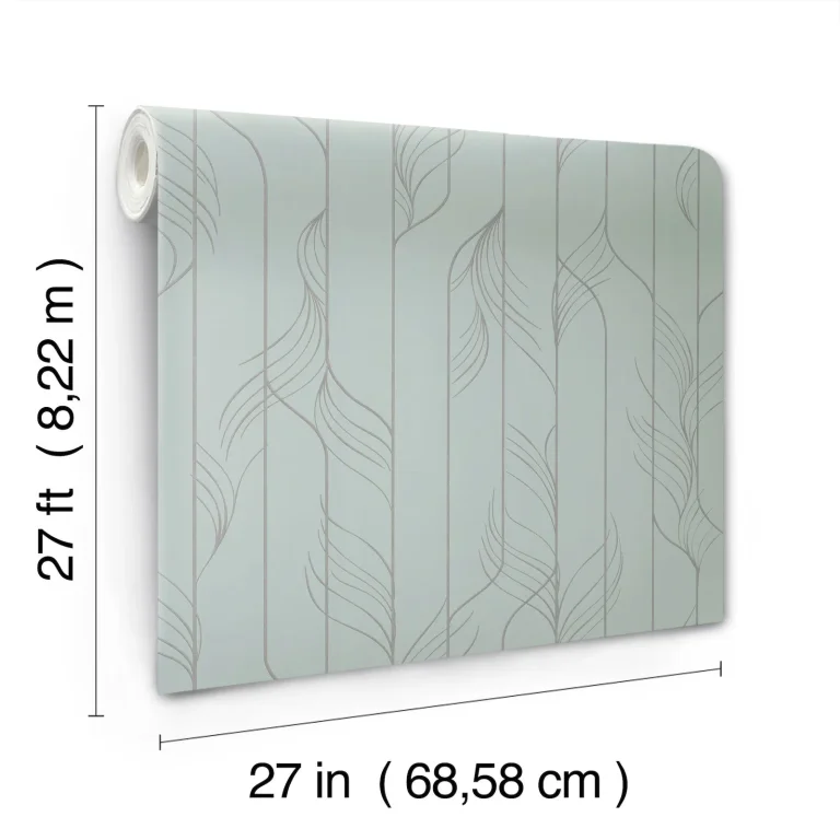 Candice Olson Elemental Thread Wallpaper - Blue & Silver — Image 7