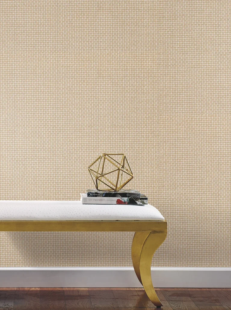 Cottage Basket Wallpaper - Gold — Ảnh 3