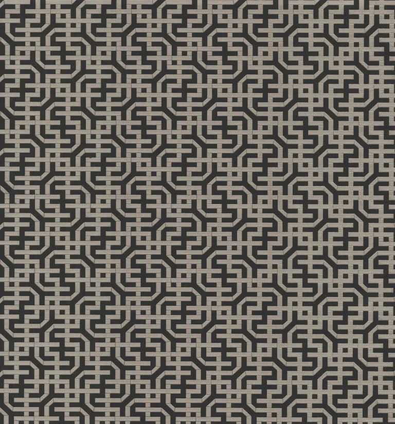 Ronald Redding Dynastic Lattice Wallpaper - Black/Glint — Ảnh 4