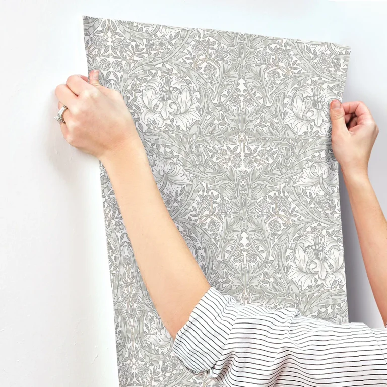 African Marigold Floral Wallpaper - White — Ảnh 2