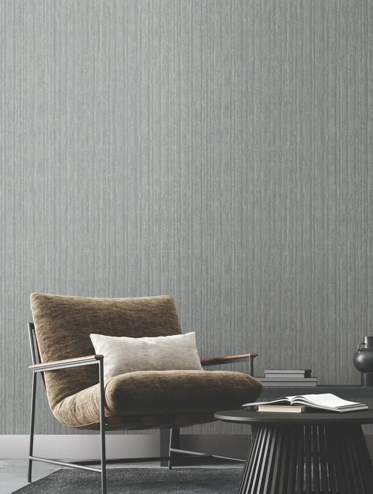 Ronald Redding Vintage Tin Wallpaper - Brushed Nickel — Ảnh 2