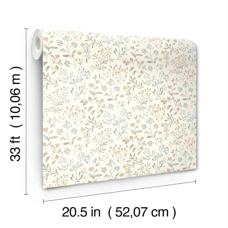 Chesapeake Tarragon Dainty Meadow Wallpaper - Pastel — Ảnh 3