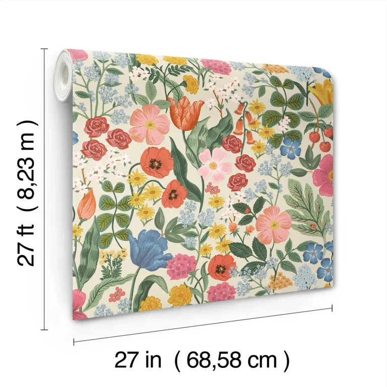 Rifle Paper Co. Blossom Wallpaper - Cream — Ảnh 4