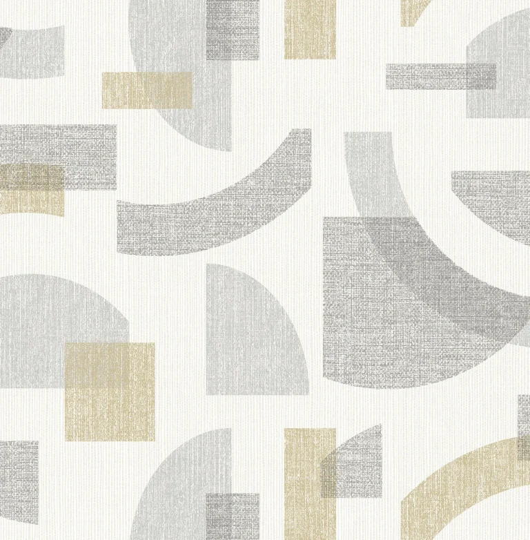 Fulton Shapes Wallpaper - Gold — Ảnh 5