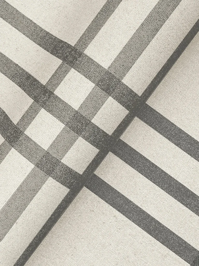 Chesapeake Fletcher Plaid Wallpaper - Black — Ảnh 7