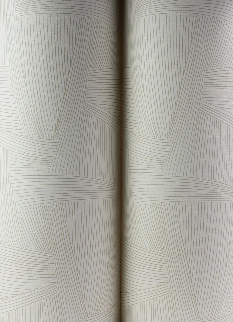 Reid Woven Geometric Wallpaper - Brown — Ảnh 6