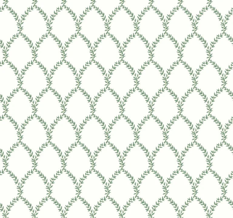 Rifle Paper Co. Laurel Wallpaper - Green & White — Ảnh 3
