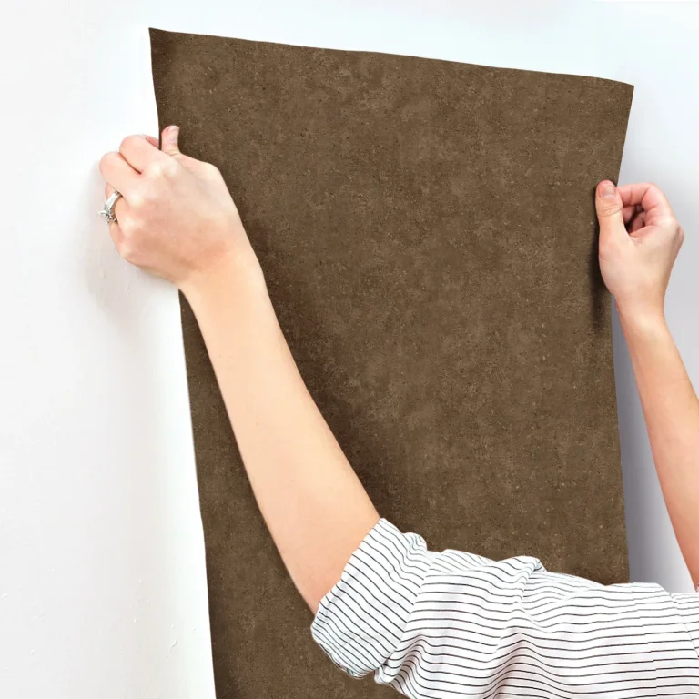 Artisan Stone Texture Wallpaper - Coffee — Image 6