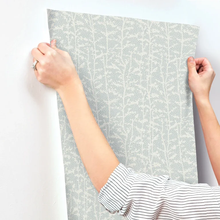 Layton Climbing Vines Wallpaper - Light Blue — Ảnh 5
