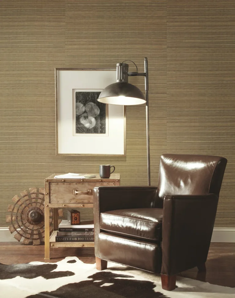 Abaca Weave Wallpaper - Sand — Ảnh 4