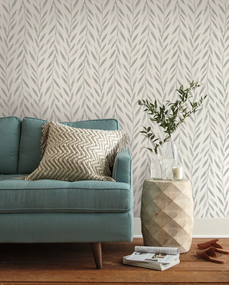 Magnolia Home Willow Peel and Stick Wallpaper - Grey — Ảnh 2