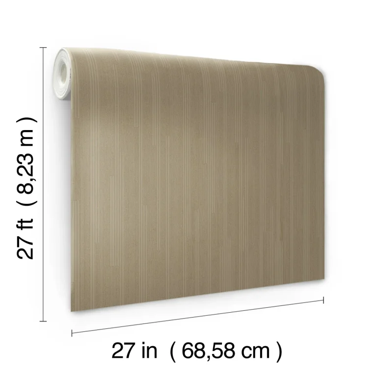 Vertical Plumb Wallpaper - Soft Gold — Image 4