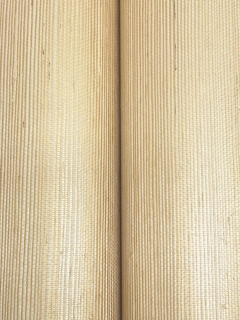 Ronald Redding Glistening Sisal Grasscloth Wallpaper - Golden — Ảnh 3