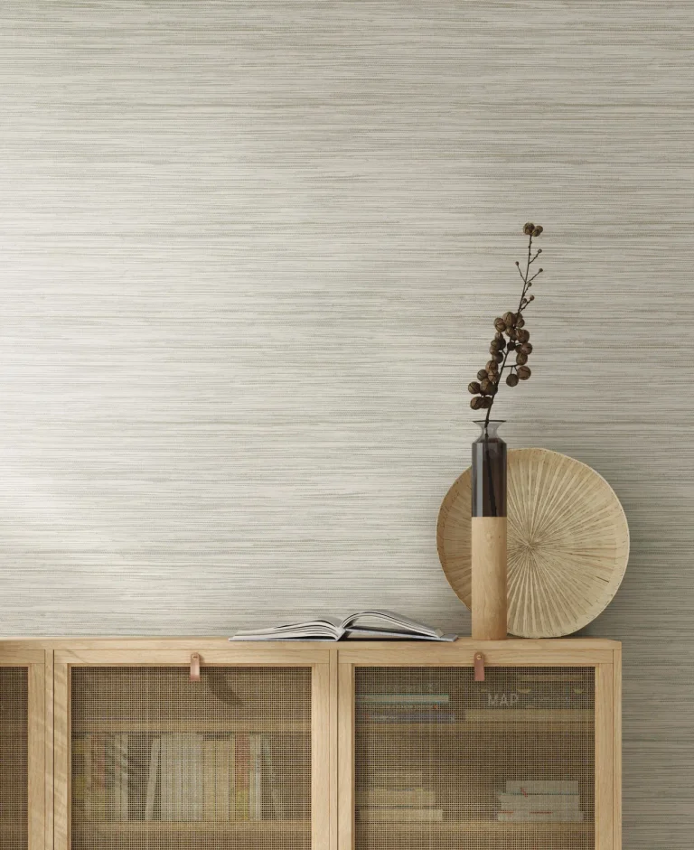 Bahia Grass Peel and Stick Wallpaper - Off-White — Ảnh 5