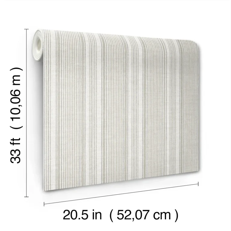 Ayanna Striped Wallpaper - Neutral — Image 4