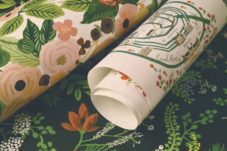Rifle Paper Co. Juniper Forest Peel and Stick Wallpaper - Black — Ảnh 2