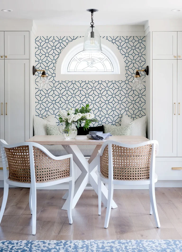 Addis Trellis Wallpaper - Blue — Ảnh 2