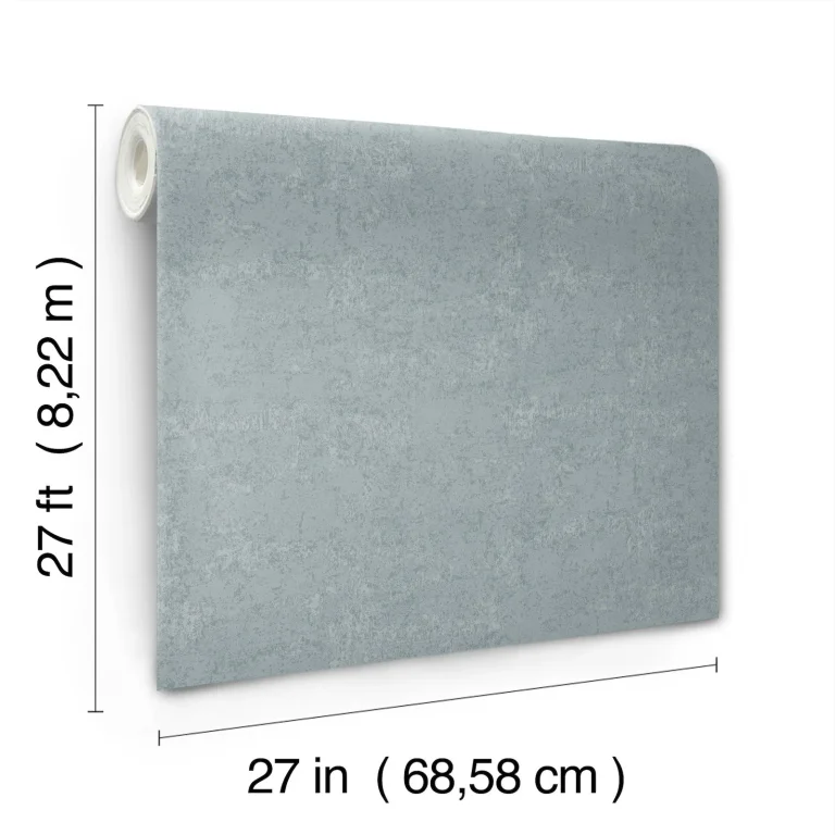 Ronald Redding Crystal Cloud Beaded Wallpaper - Denim — Ảnh 4