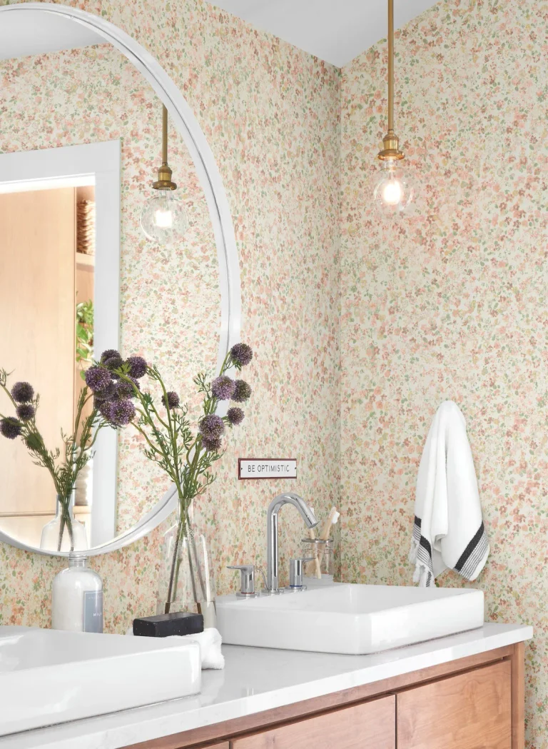 Magnolia Home Meadow Wallpaper - Primrose Pink — Ảnh 3