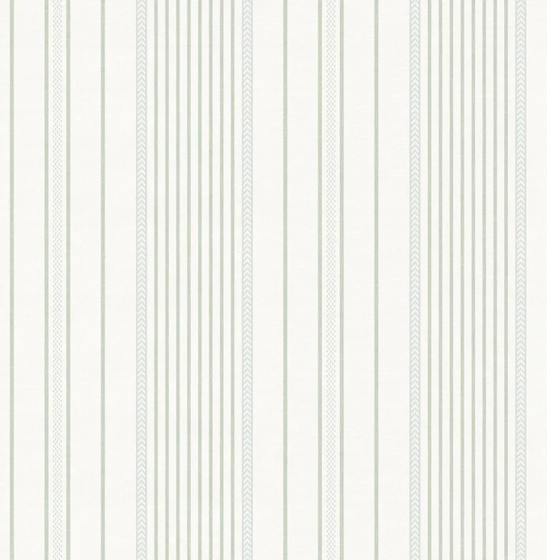 Navarres Stripe Wallpaper - Light Green — Ảnh 5