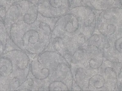 Sansa Plaster Scroll Wallpaper - Slate