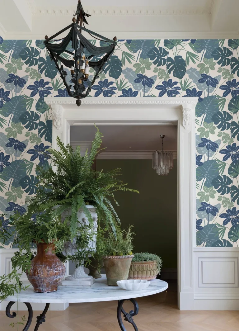 Medellin Rainforest Floor Wallpaper - Blue — Ảnh 3