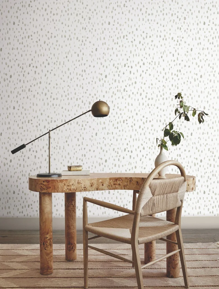 Tachette Wallpaper - Taupe — Image 5