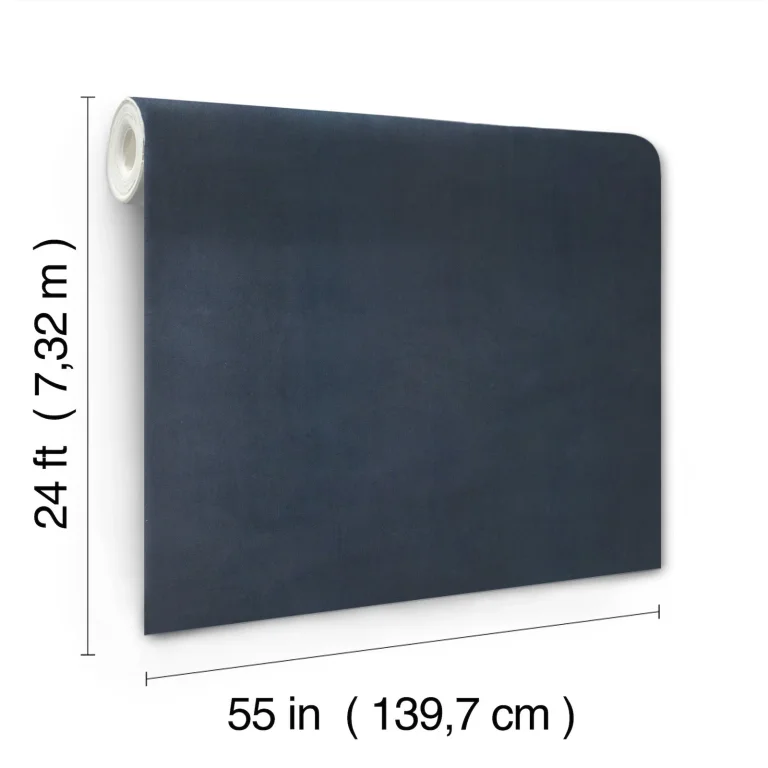 Ronald Redding Vegan Suede Wallpaper - Dark Slate — Ảnh 3