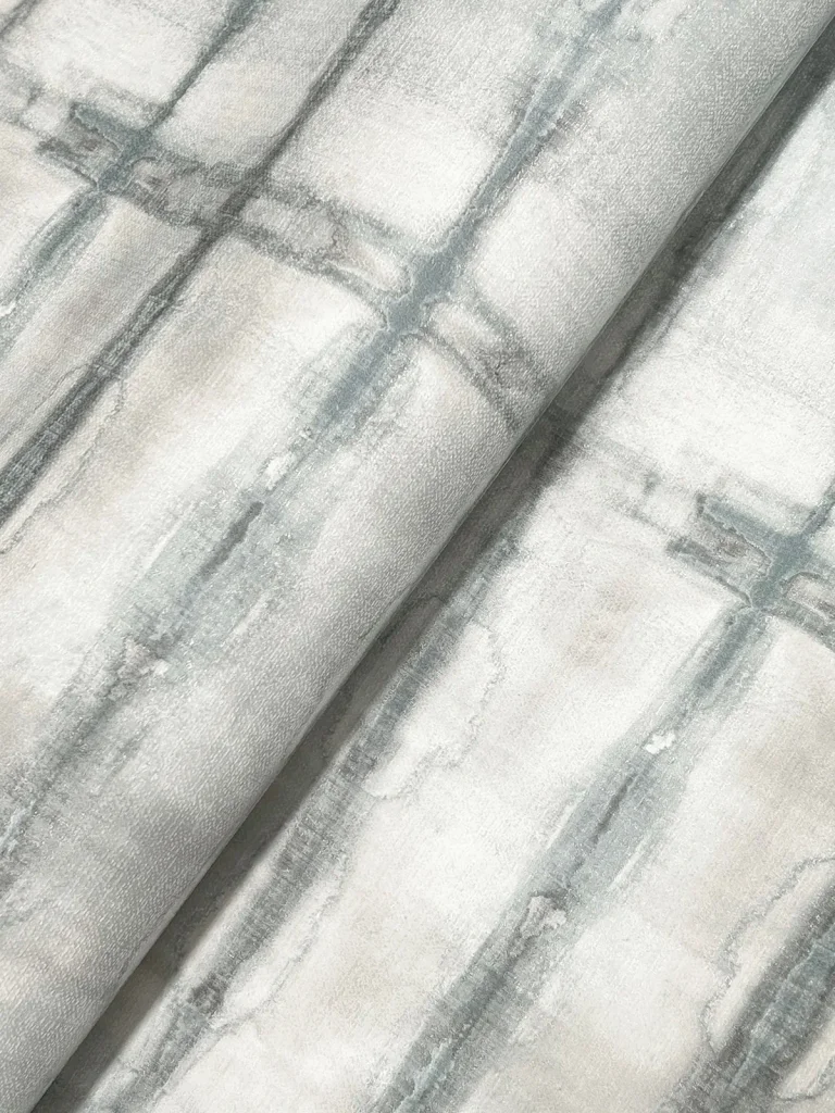 Modulus Geometric Stripe Wallpaper - Denim — Ảnh 6