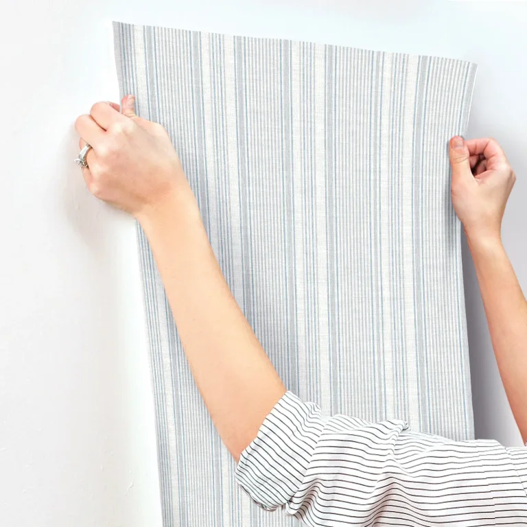 Ayanna Striped Wallpaper - Blue — Ảnh 7