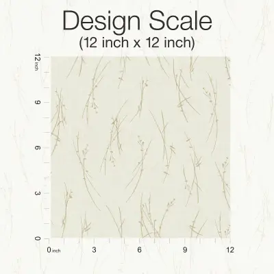 Sprigs Wallpaper - Cream/Gold
