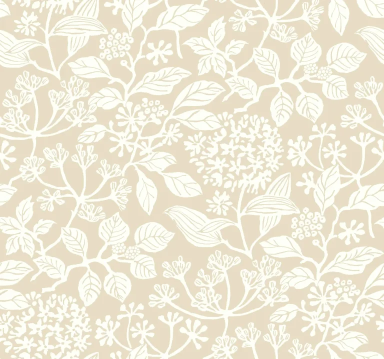 Rowen Botanical Wallpaper - Beige — Image 2