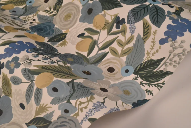 Rifle Paper Co. Garden Party Peel and Stick Wallpaper - Indigo Multi — Image 3