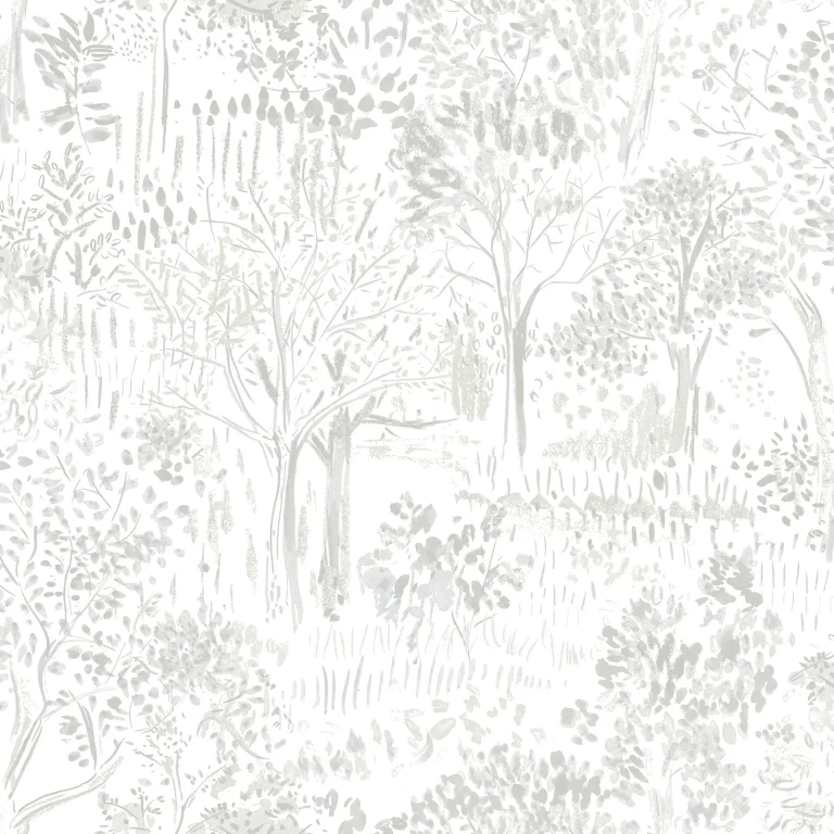 Chesapeake Walden Forest Wallpaper - Grey — Ảnh 2