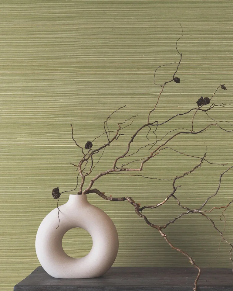 Ronald Redding Smooth Abaca Wallpaper - Moss — Ảnh 4