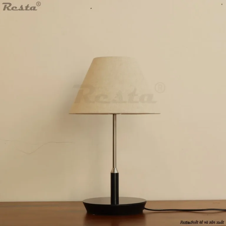 Đèn bàn Resta 25 - Màu đỏ - Màu inox + đen — Ảnh 7