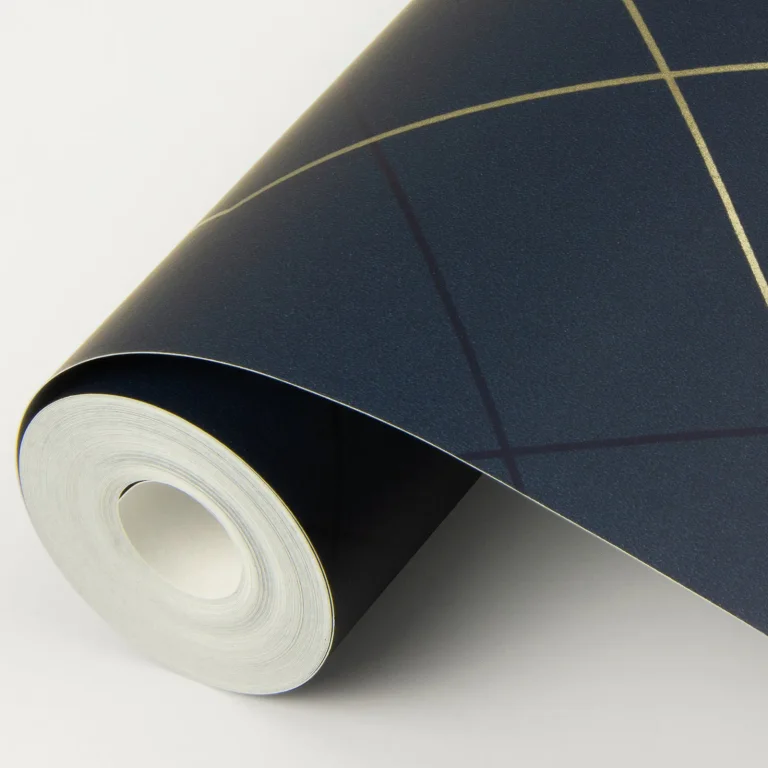 Ballard Geometric Wallpaper - Indigo — Image 2