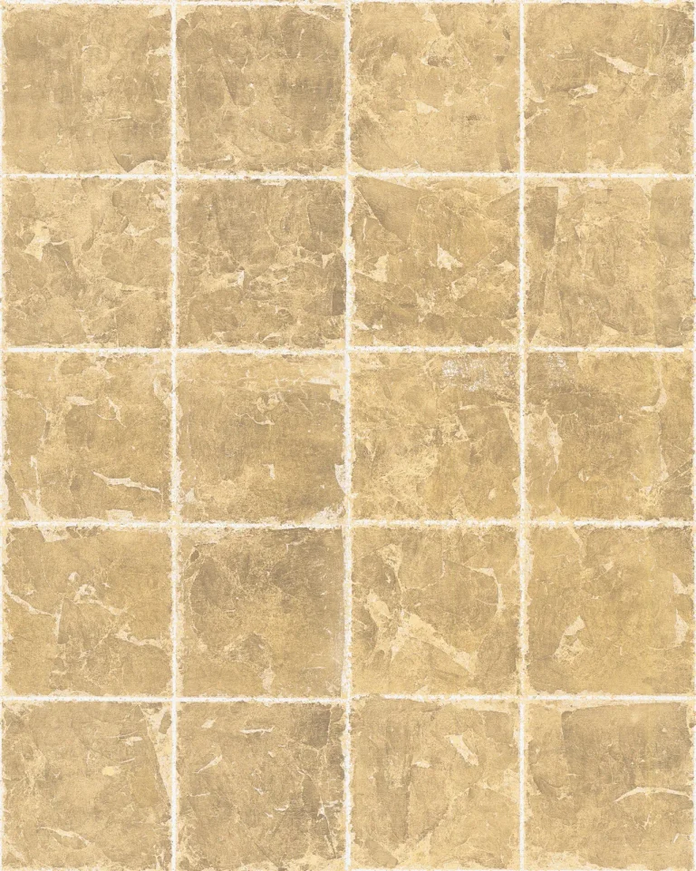 Ronald Redding Metal Leaf Squares Wallpaper - Gold — Ảnh 5