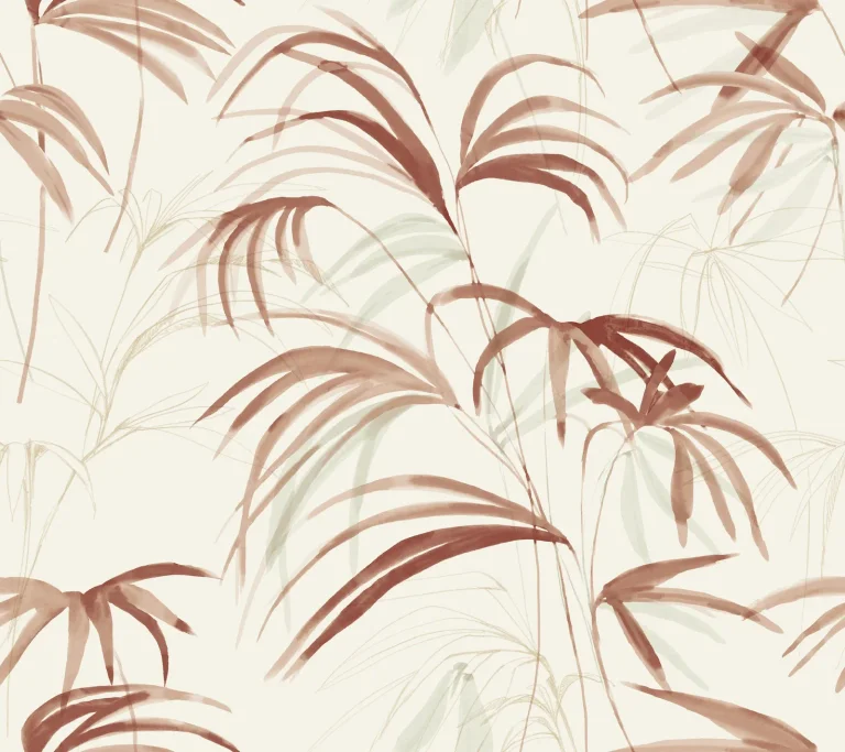 Candice Olson Inky Palms Wallpaper - Clay — Image 5