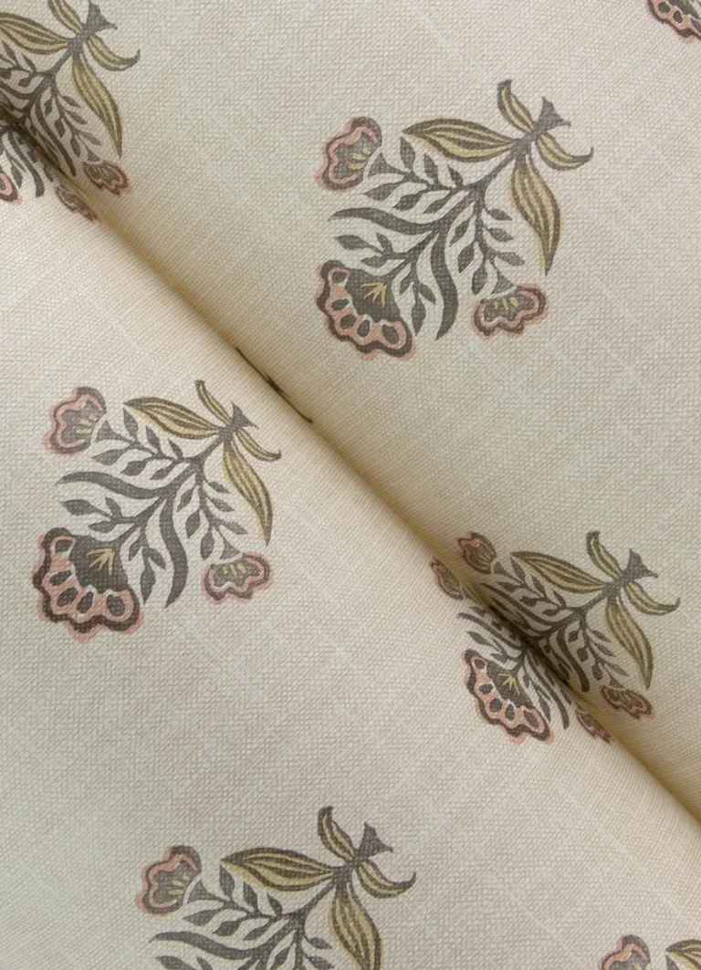 Chesapeake Hollyhock Floral Crest Wallpaper - Rust — Ảnh 5