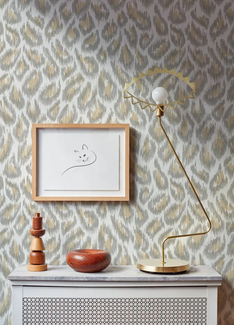 Electra Leopard Spot String Wallpaper - Wheat — Ảnh 3