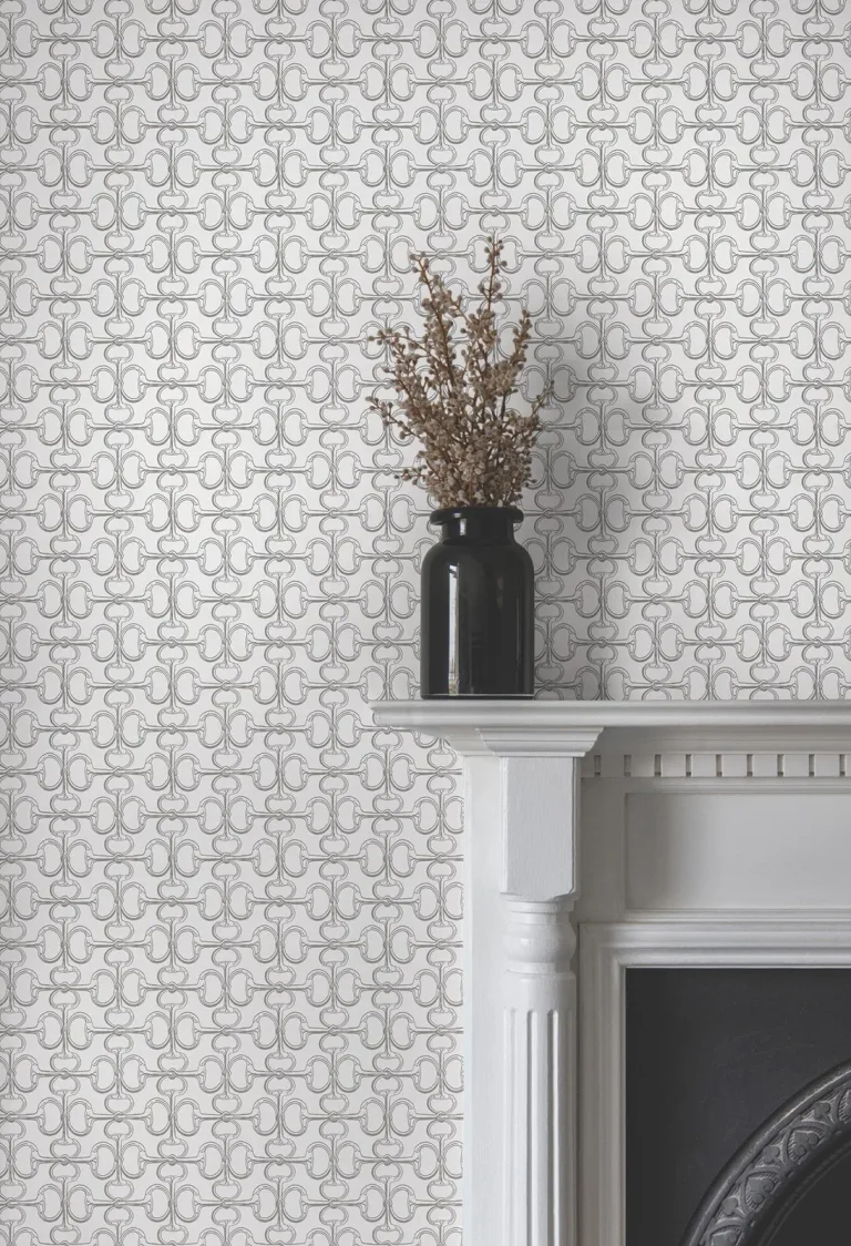 Ronald Redding Polo Horse Bits Wallpaper - White — Ảnh 6