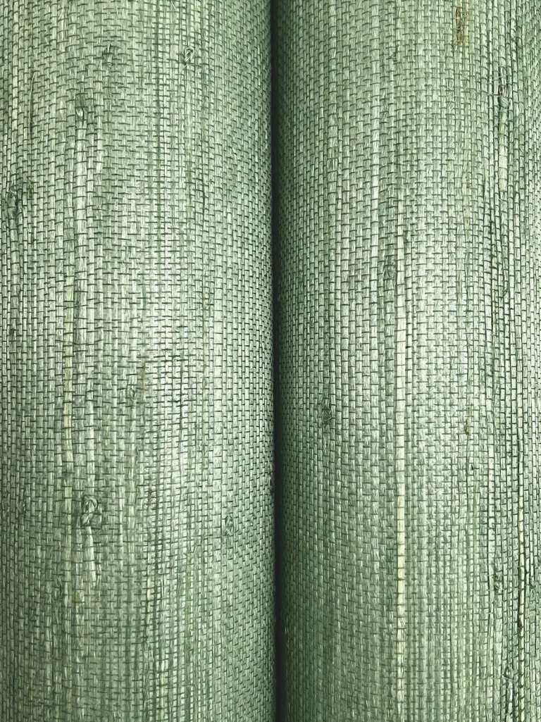 Ronald Redding Horizontal Jute Wallpaper - Evergreen — Image 3