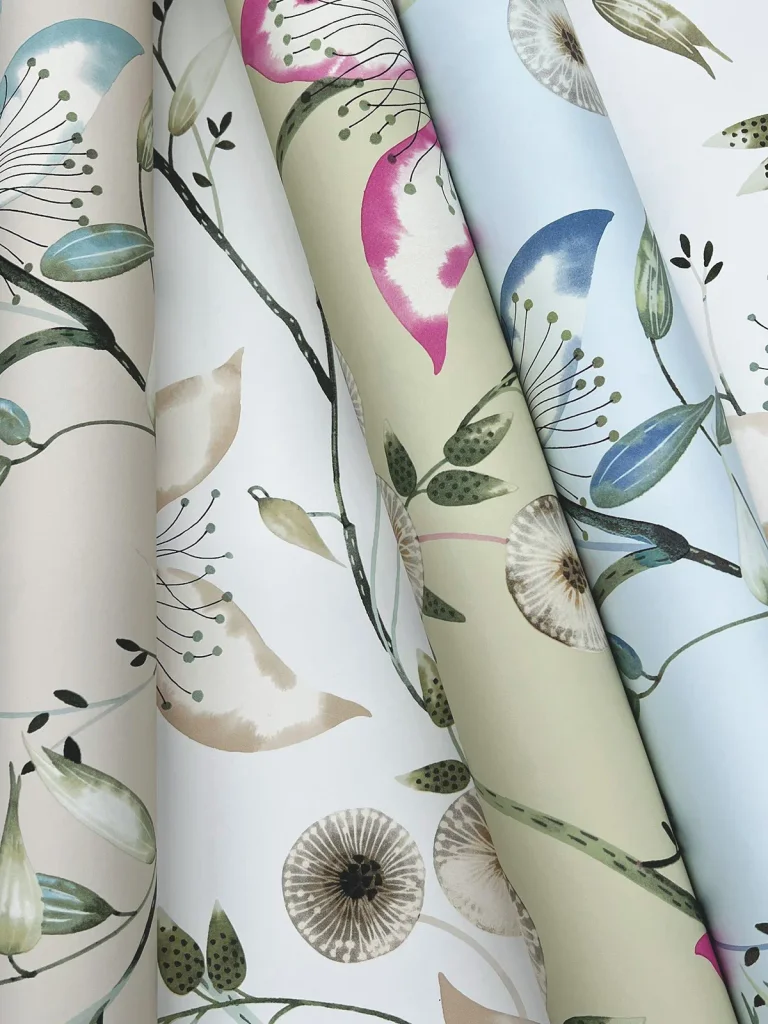 Dream Blossom Wallpaper - Light Green — Ảnh 9