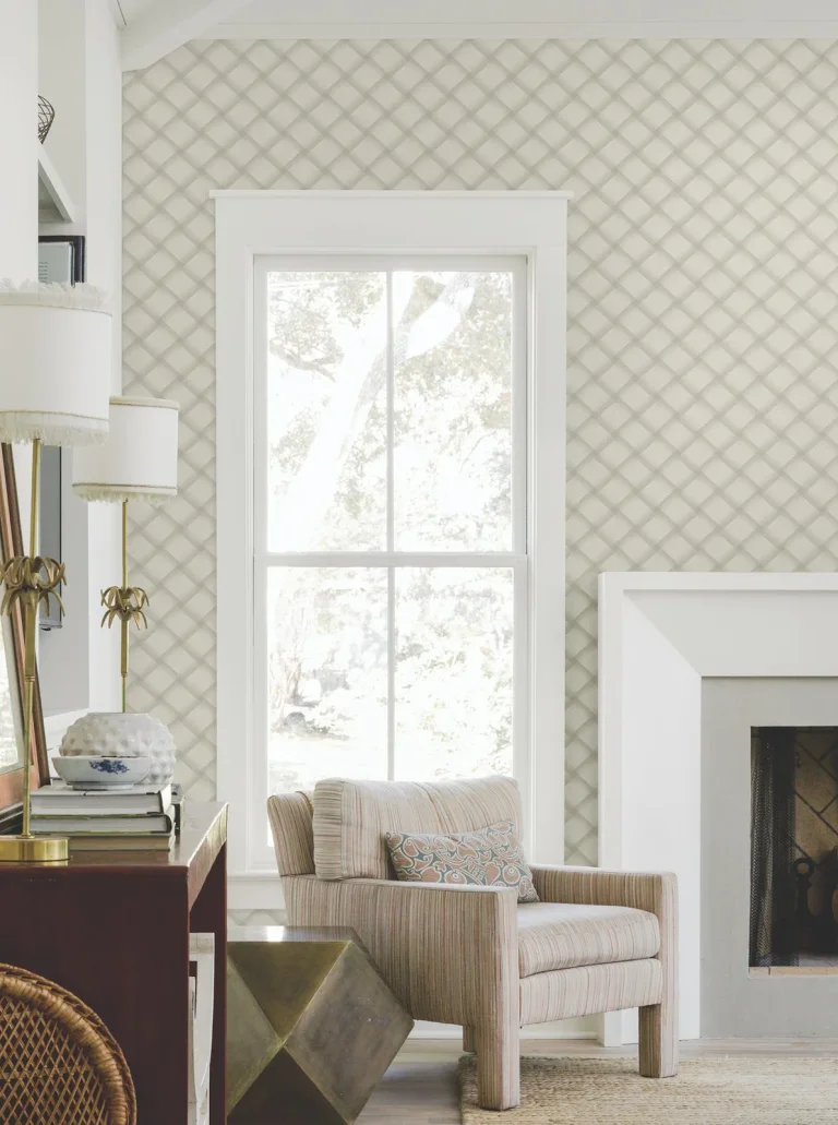 Candice Olson Bayside Basket Weave Wallpaper - Neutral — Ảnh 5