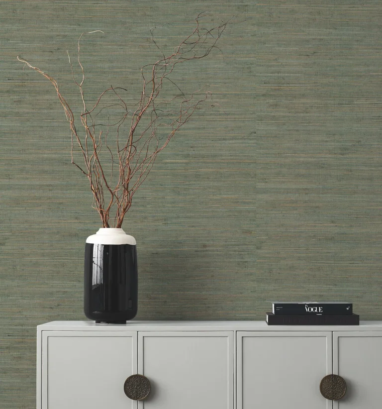 Ronald Redding Knotted Grass Wallpaper - Spruce — Ảnh 4